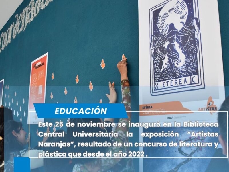 Se inaugura la exposición “Artistas Naranjas” en la Biblioteca Central Universitaria