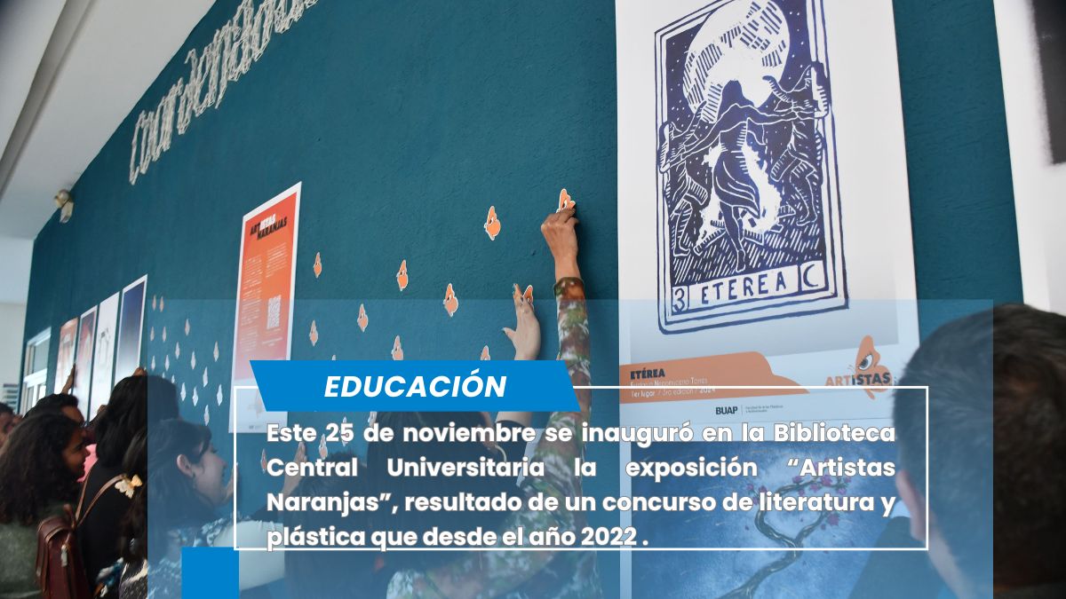 Se inaugura la exposición “Artistas Naranjas” en la Biblioteca Central Universitaria