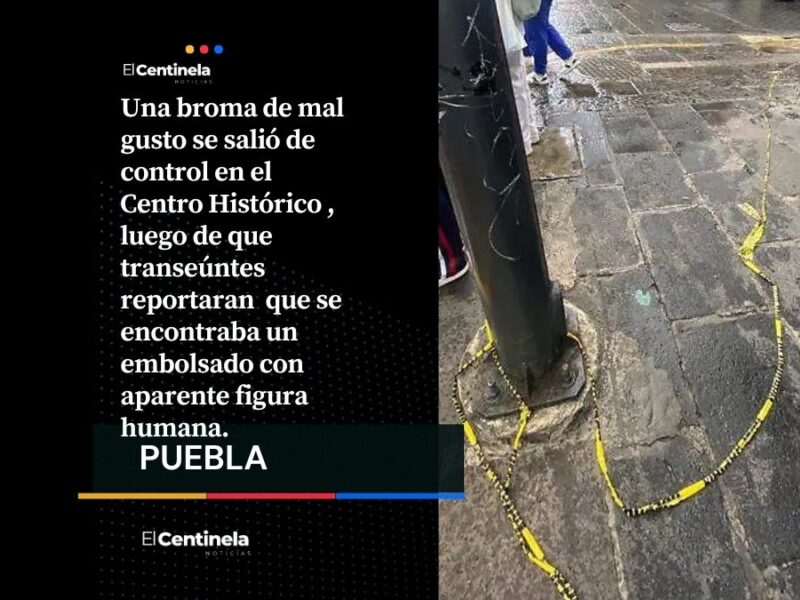 Otra broma de mal gusto: embolsado del Centro Histórico solo eran cajas envueltas en plástico