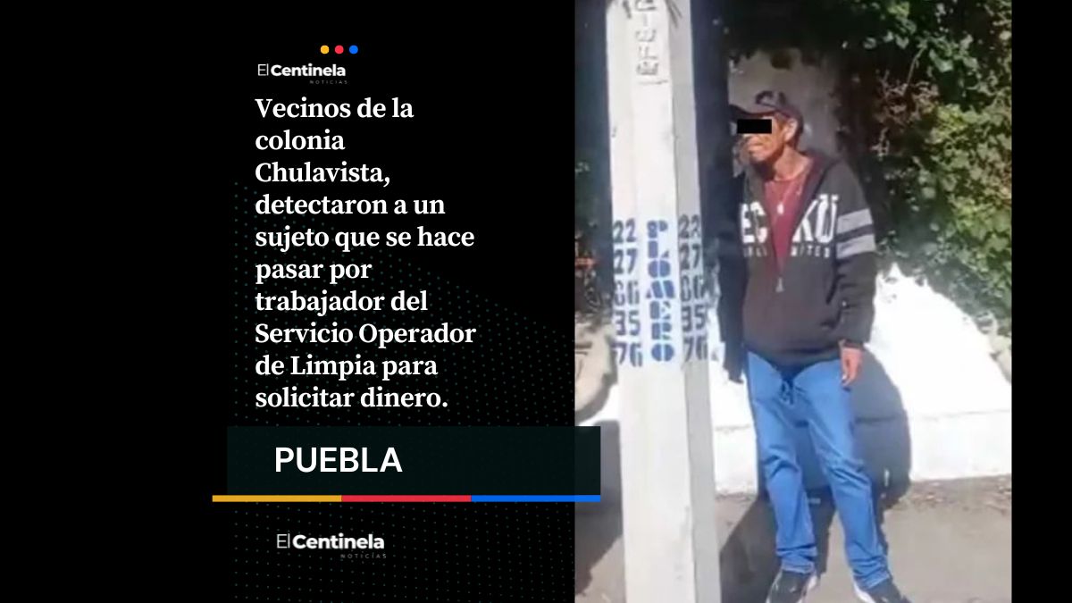 Falso trabajador del Servicio de Limpia intenta engañar a vecinos en colonia Chulavista