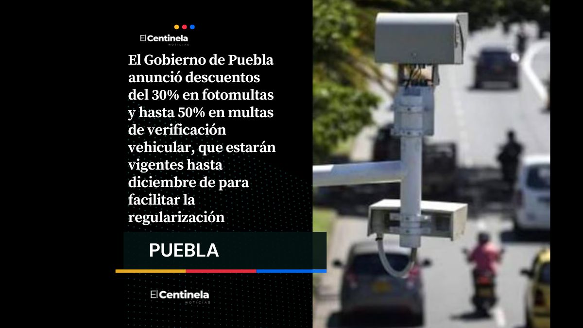 Ofrecen descuentos en fotomultas y verificación vehicular: estímulos de hasta 50% para cierre de 2025