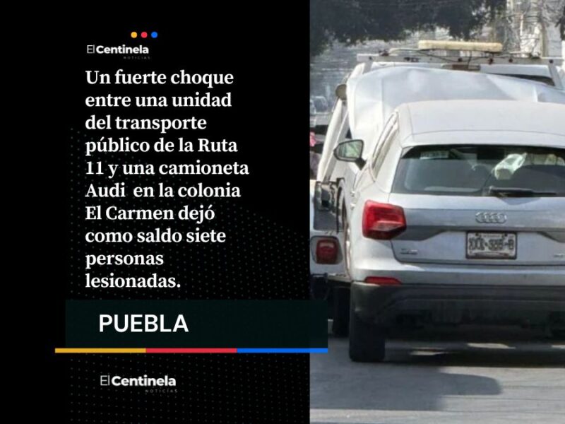 Ruta 11 vuelca tras chocar con Audi en El Carmen; hay siete heridos