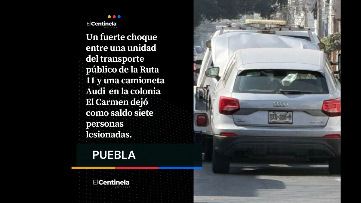 Ruta 11 vuelca tras chocar con Audi en El Carmen; hay siete heridos