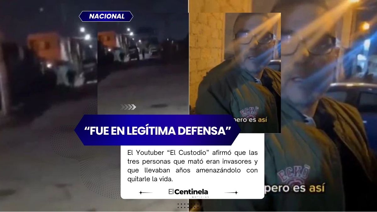 Youtuber El Custodio mata a tres en Acolman: “Fue en legítima defensa”