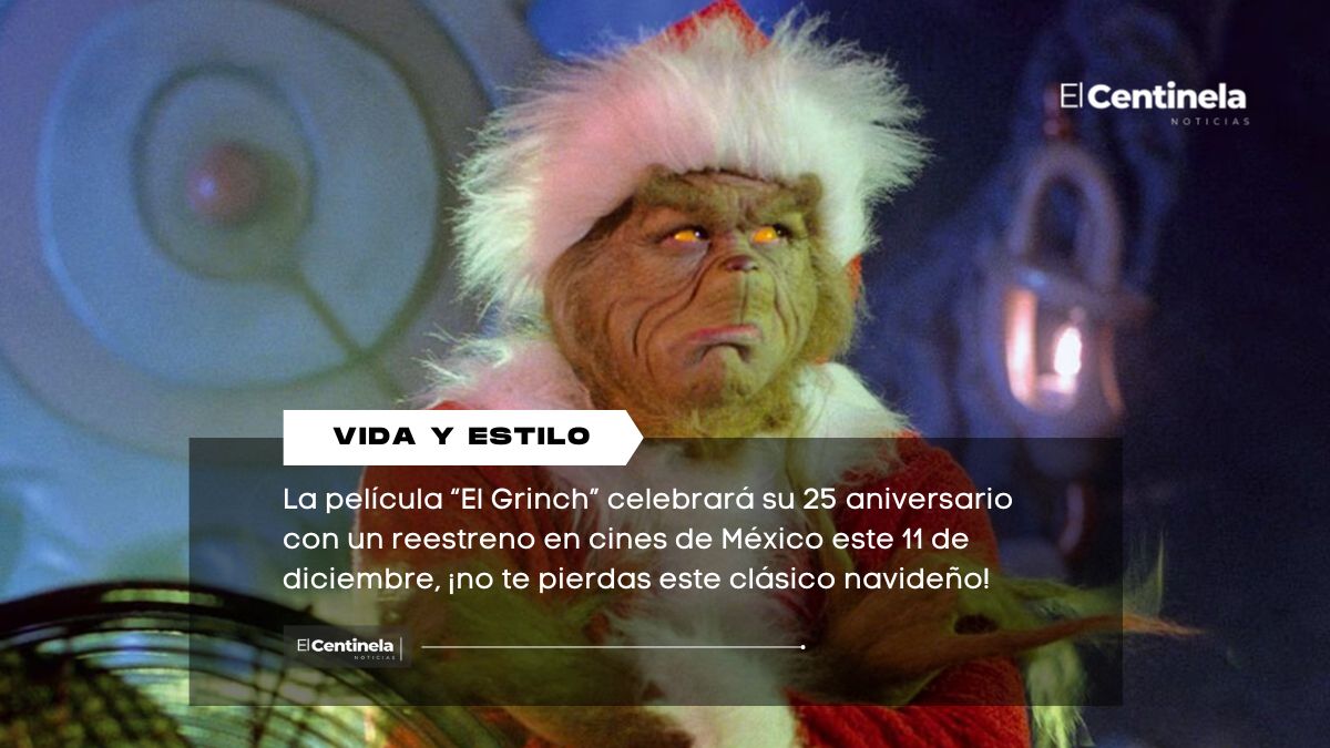 “El Grinch“ regresa a cines por su 25 aniversario: fecha oficial del reestreno navideño