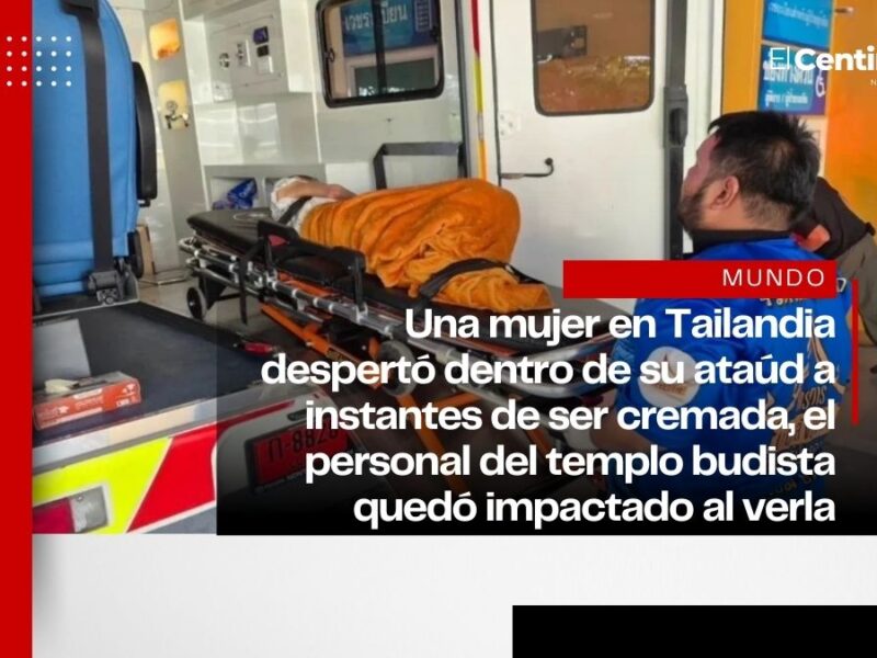 Mujer tailandesa despierta en su ataúd minutos antes de ser cremada y sorprende a todo un templo budista