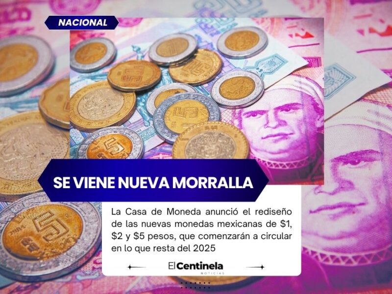 Nuevas monedas mexicanas de $1, $2 y $5 pesos llegarán en 2025: más resistentes y con ahorro millonario
