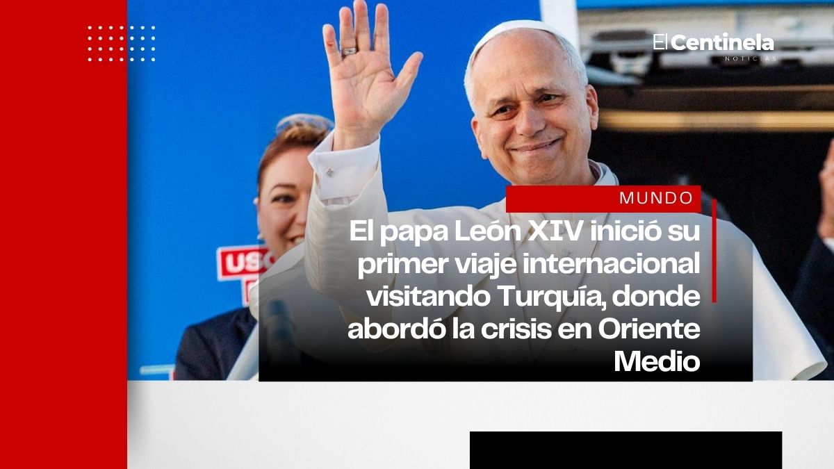 El papa León XIV inicia su primer viaje internacional en Turquía en medio de tensiones en Oriente Medio