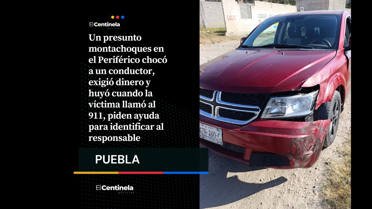 Alerta en el Periférico: presunto montachoques exige pago, pero huye al ser descubierto
