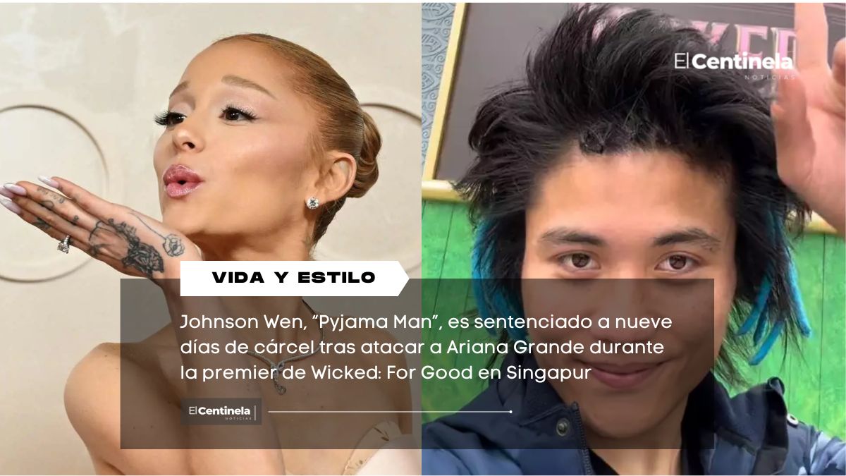 Condenan a prisión a “Pyjama Man”, fan que atacó a Ariana Grande en la premier de Wicked: For Good