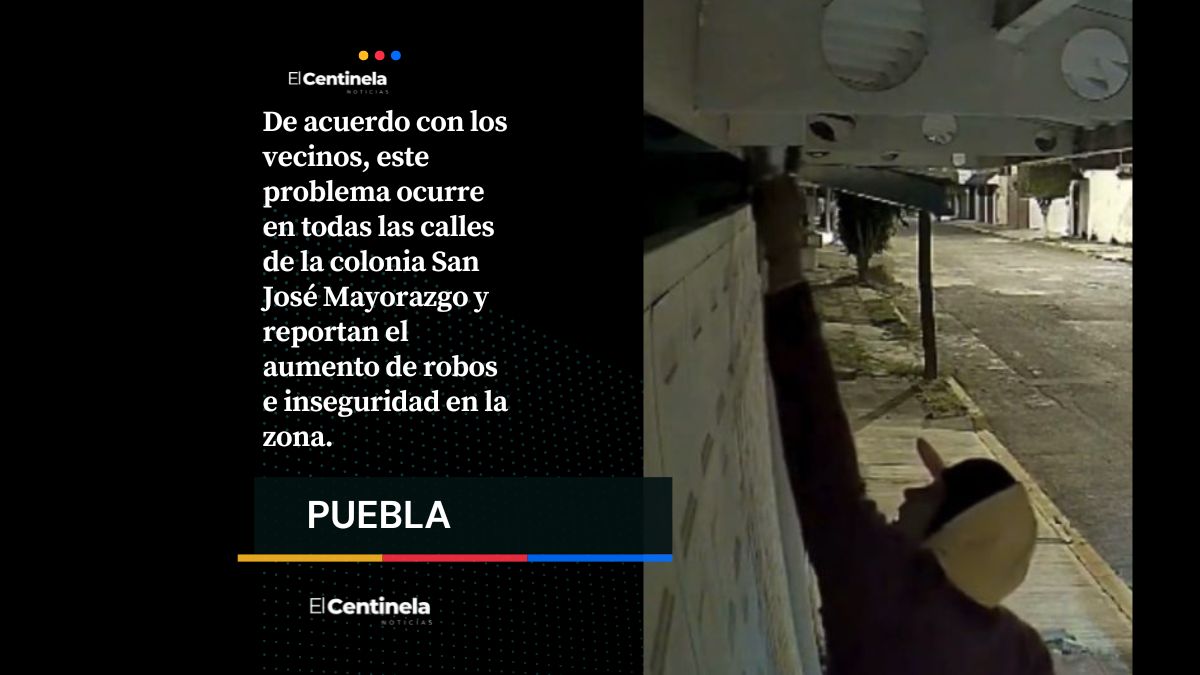 VIDEO: Ladrones roban cámaras en Mayorazgo: vecinos temen asaltos