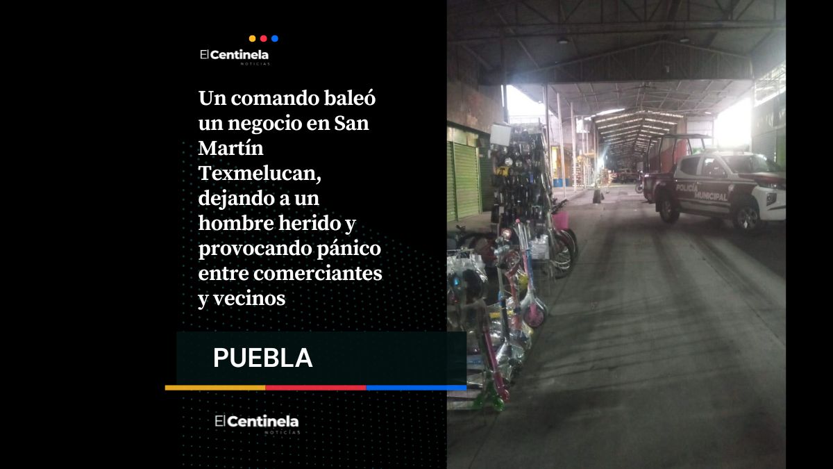 Ataque armado en San Martín Texmelucan deja un herido y desata pánico