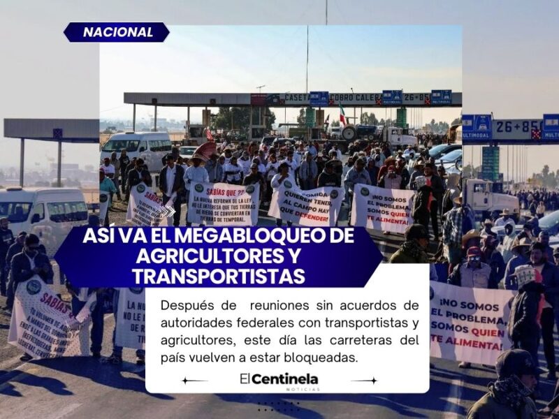 Mega Bloqueo de Transportistas y Agricultores