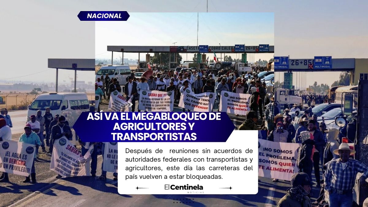 Mega Bloqueo de Transportistas y Agricultores
