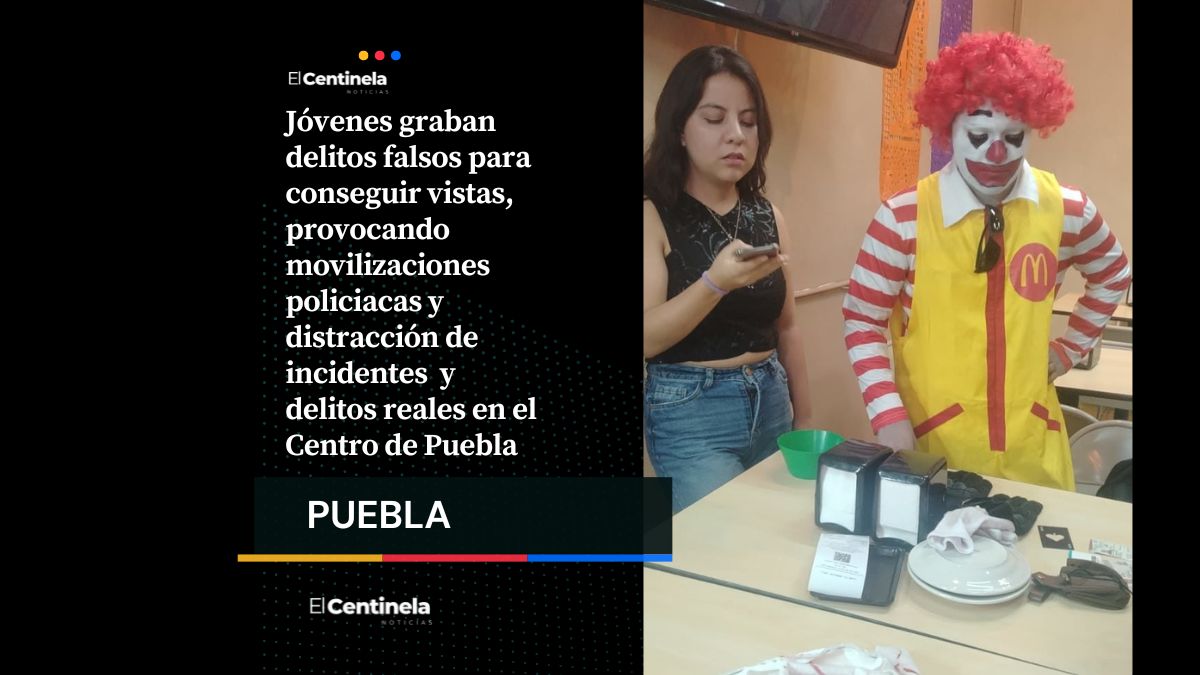 Nuevo trend de TikTok preocupa a autoridades: graban delitos falsos en Puebla y causan movilizaciones policiacas