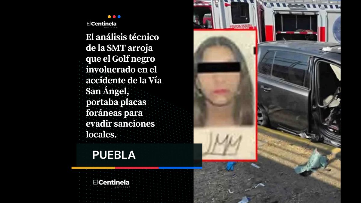 Luz María M manejaba el golf negro a 140 kilómetros por hora al impactarse y matar a Mayca y Paola