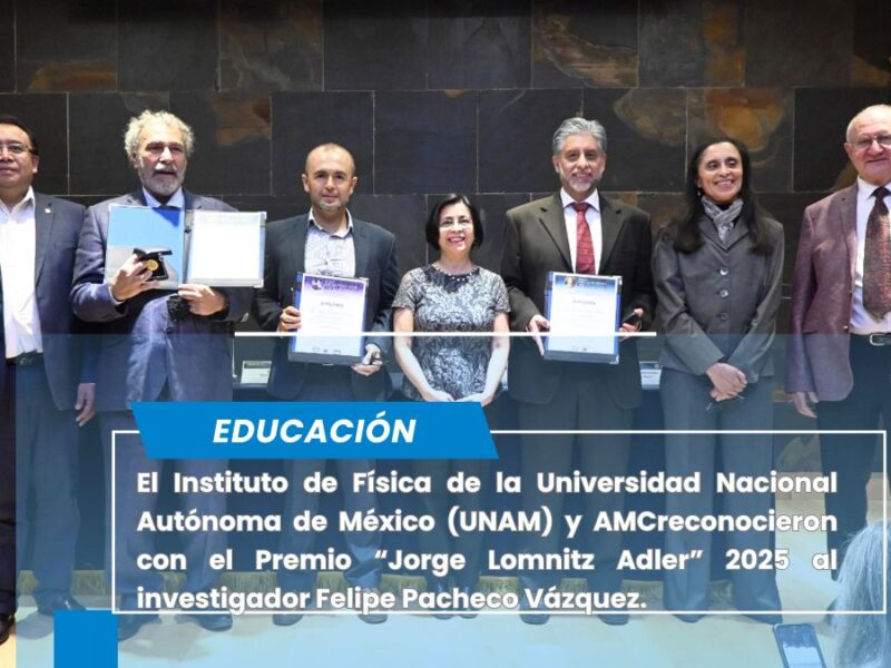 Gana investigador de la BUAP el Premio “Jorge Lomnitz Adler” 2025