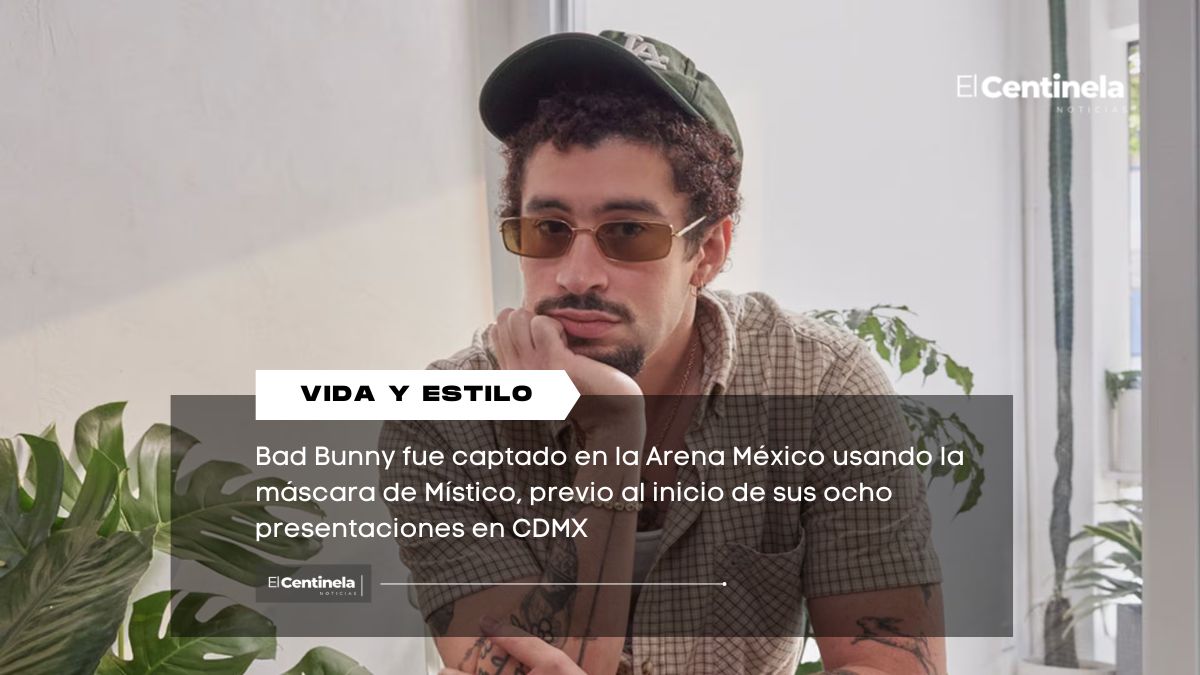 Bad Bunny sorprende en la Arena México con máscara de Místico antes de sus conciertos en CDMX