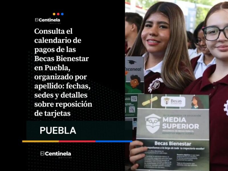 ¡Que no se te pase! Calendario de pagos Becas Bienestar en Puebla, fechas por apellido