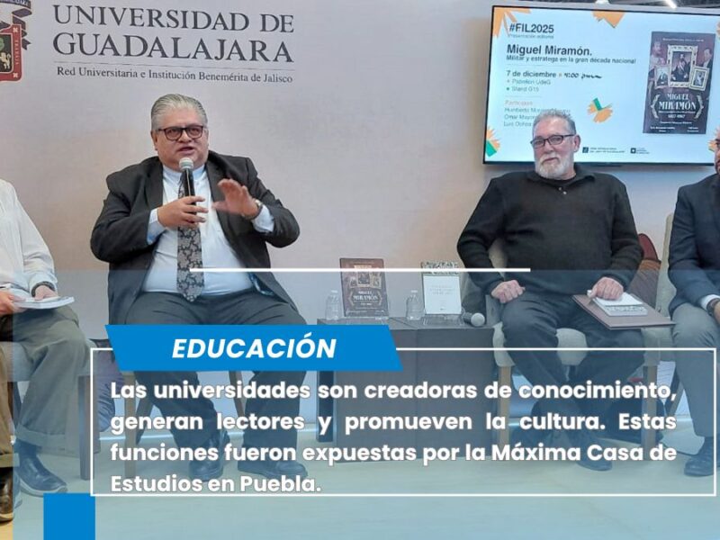 Destaca la BUAP con presentaciones y actividades en la FIL de Guadalajara 2025