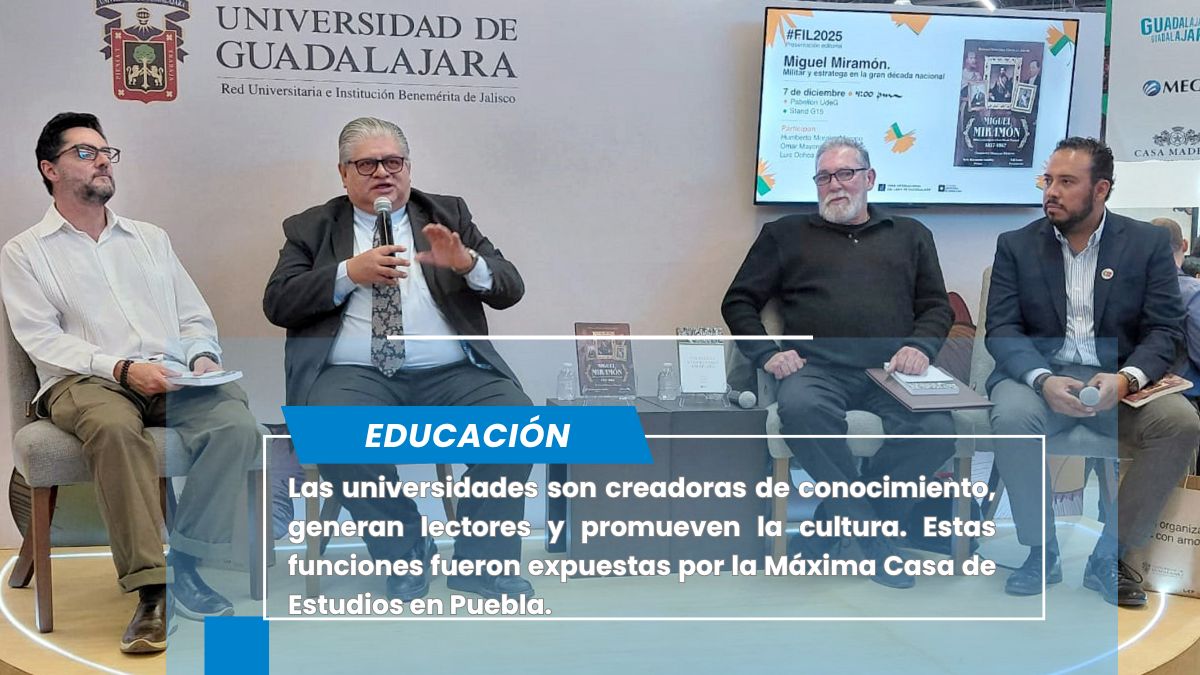 Destaca la BUAP con presentaciones y actividades en la FIL de Guadalajara 2025