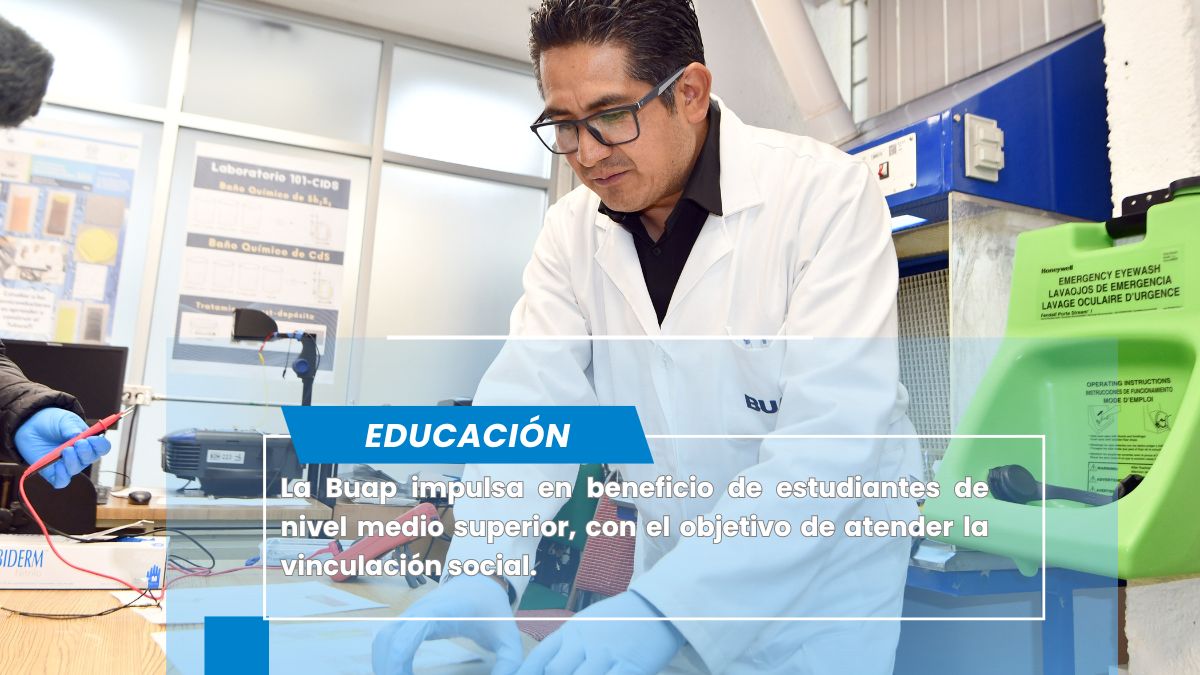 Fomenta el Centro de Investigaciones en Dispositivos Semiconductores del ICUAP, vocaciones científicas en el nivel medio superior