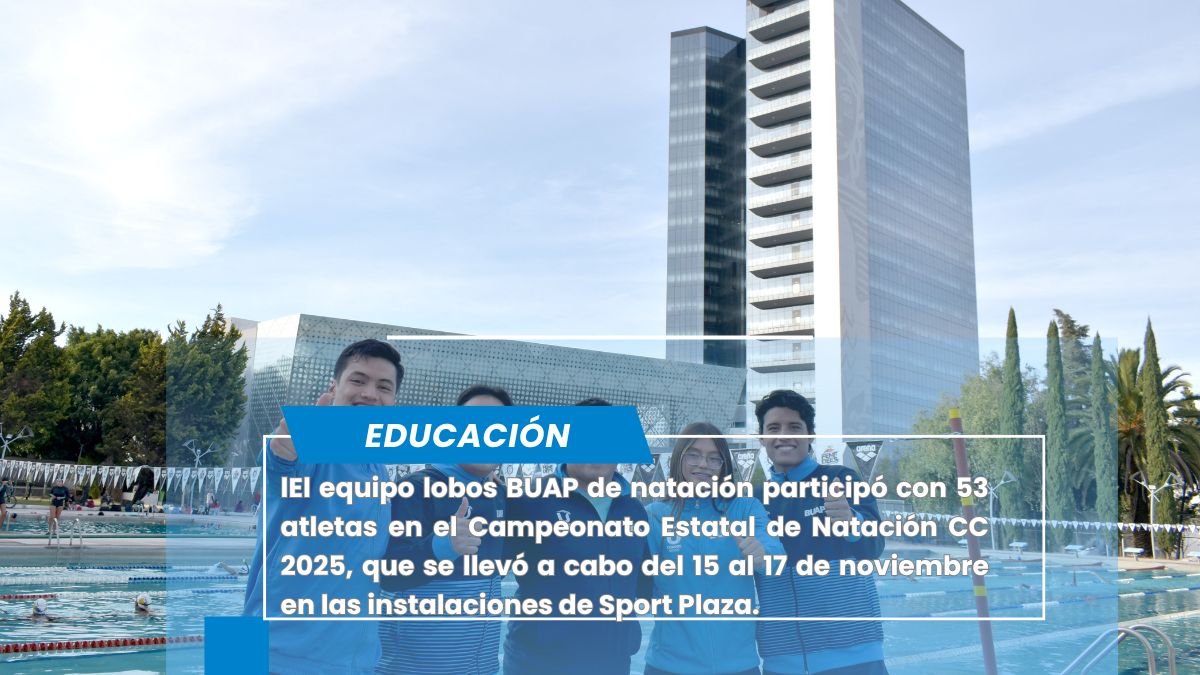 Nadadores BUAP logran clasificar para el Nacional Curso Corto 2025