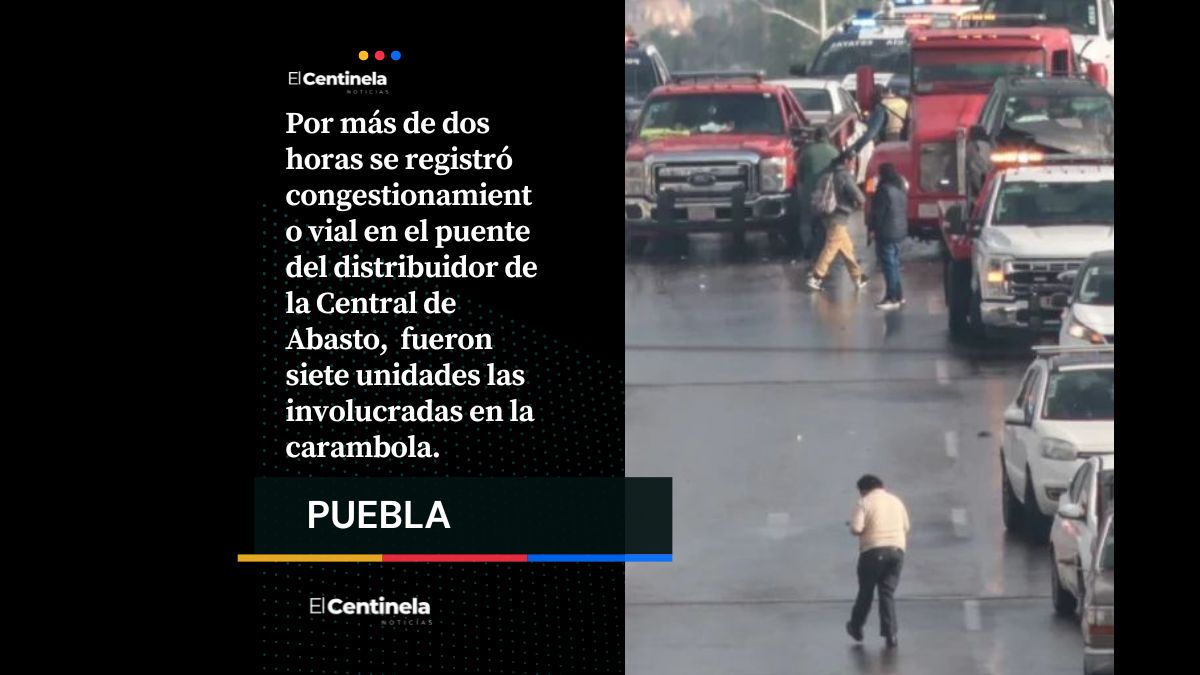 Carambola provoca fuerte congestionamiento vial en la Central de Abasto