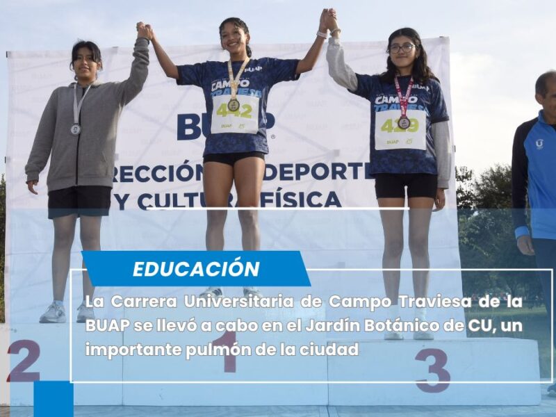 Carrera Universitaria Campo Traviesa fomenta la práctica deportiva en la comunidad BUAP