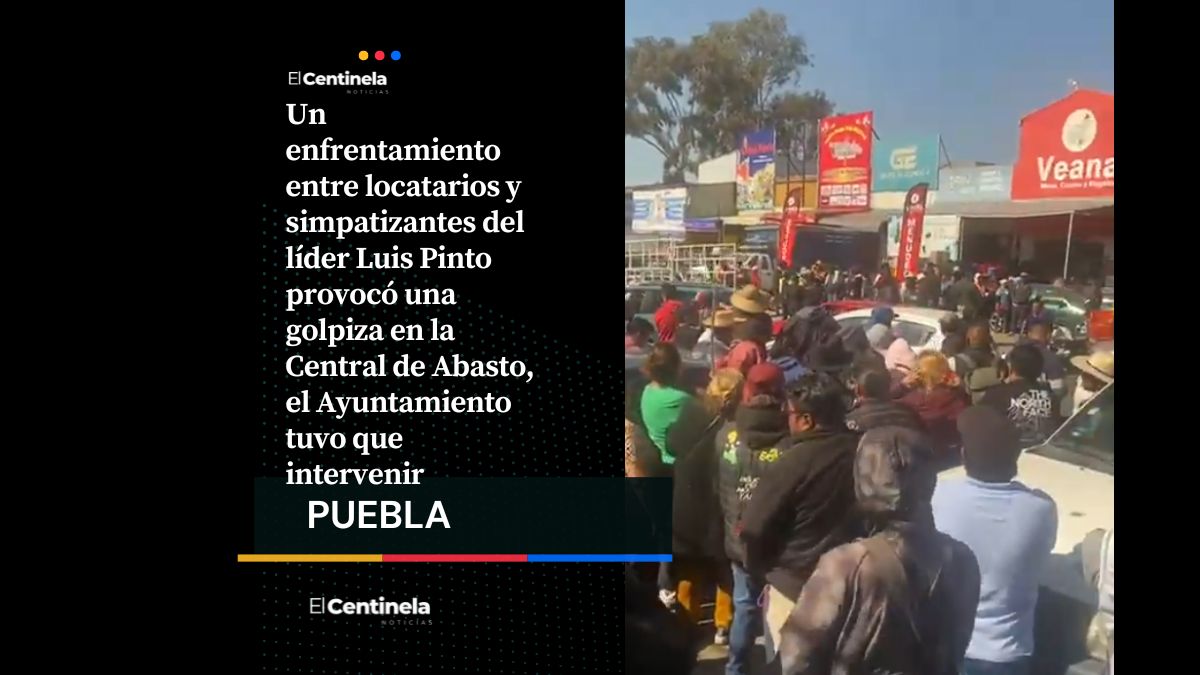 Golpiza en la Central de Abasto entre simpatizantes de Pinto y vendedores navideños