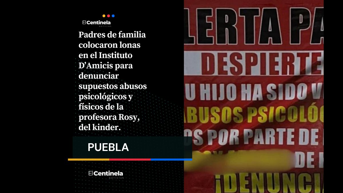 Padres de familia denuncian presuntos abusos de una maestra del Instituto D’Amicis