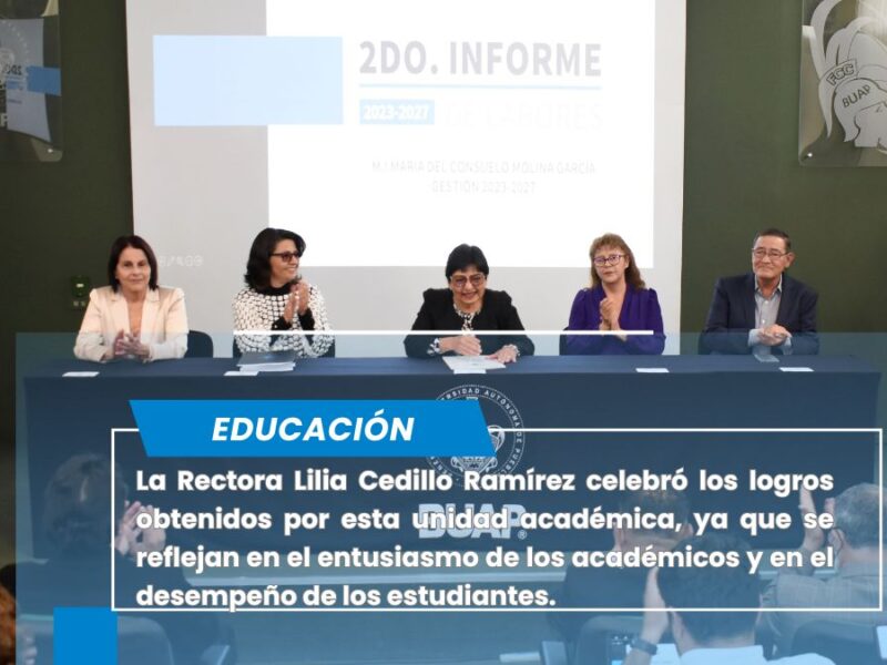 Reconoce Rectora Lilia Cedillo el impulso que dan docentes a estudiantes en la FCC