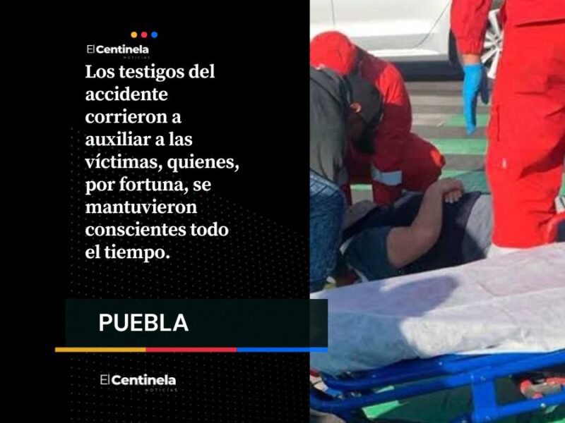 Atropellan a abuelita y nieta frente a Finanzas