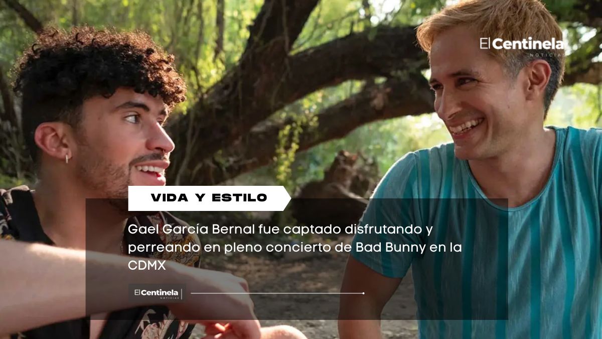 Gael García Bernal sorprende al perrear en concierto de Bad Bunny en CDMX