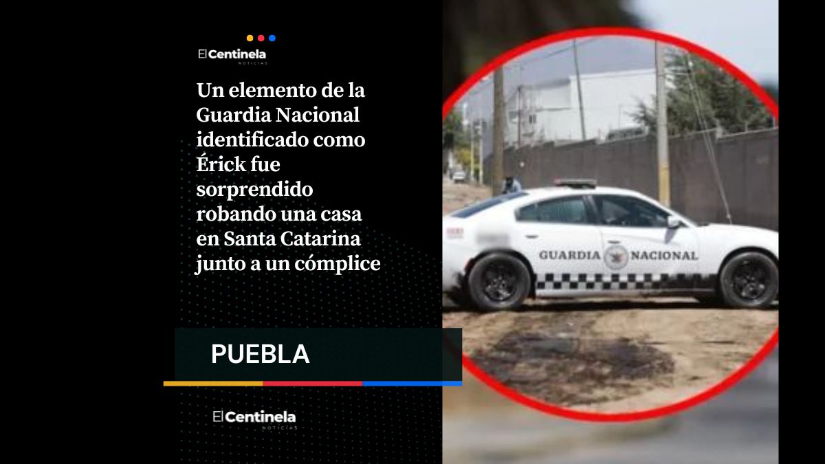 Con las manos en la masa: detienen a elemento de GN y a cómplice en presunto robo a casa en Santa Catarina