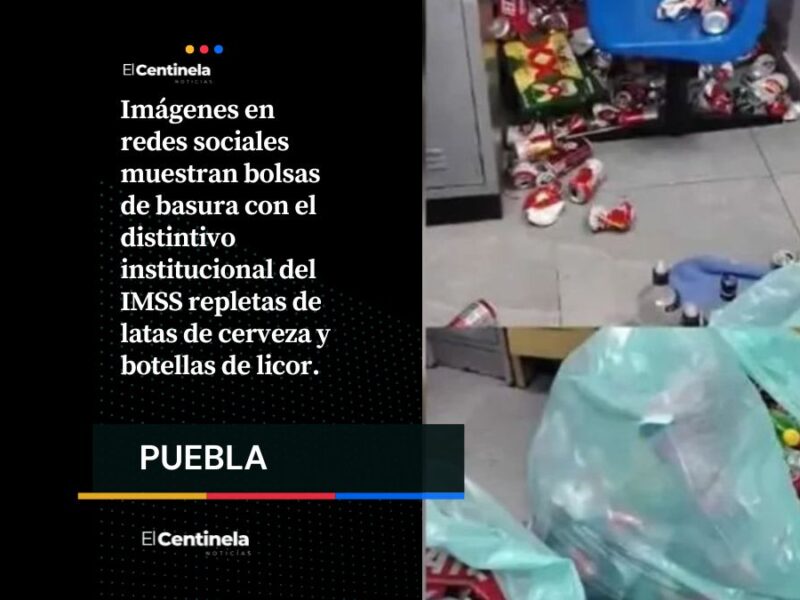 Otra más del IMSS La Margarita: trabajadores consumen alcohol en áreas internas del Hospital