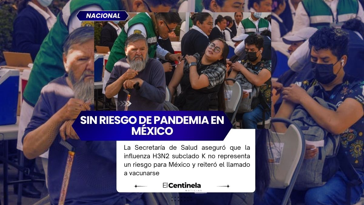 Influenza H3N2 subclado K no es un riesgo en México, Salud descarta pandemia