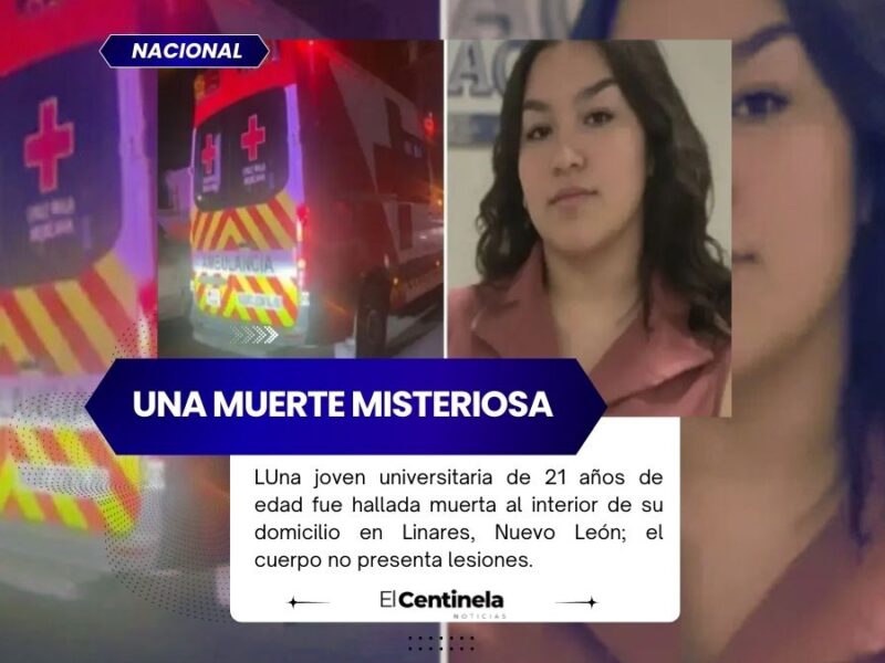 Hallan muerta a estudiante universitaria de 21 años adentro de su casa
