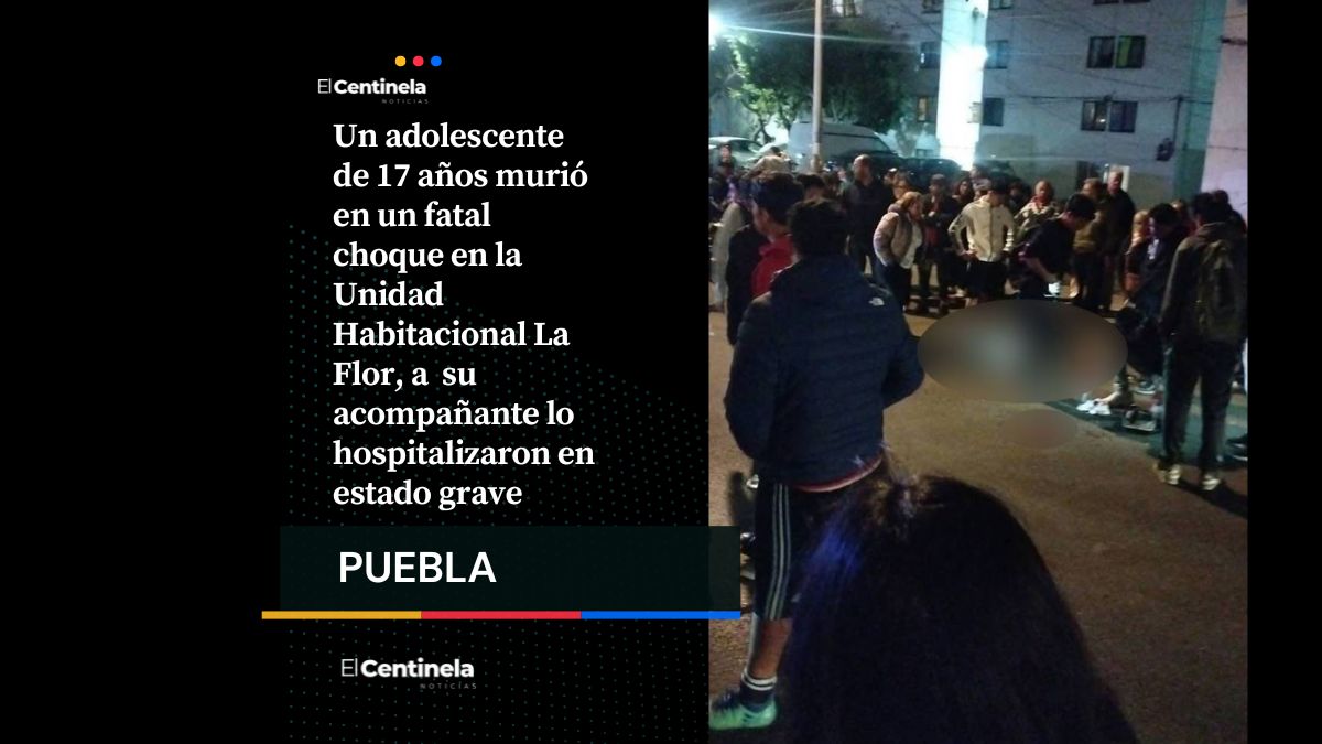 Tragedia en La Flor: adolescente muere al chocar en moto, otro joven sigue grave