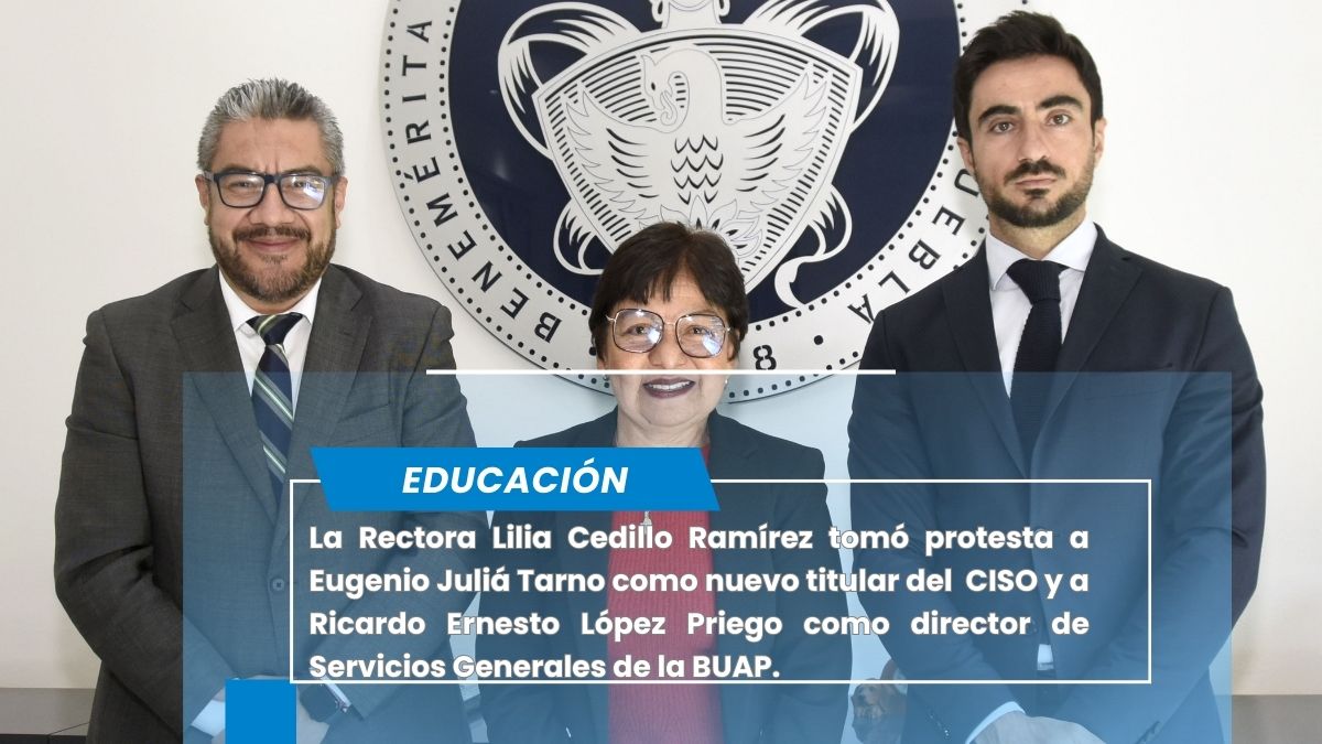 Rectora Lilia Cedillo toma protesta a nuevos funcionarios de la BUAP