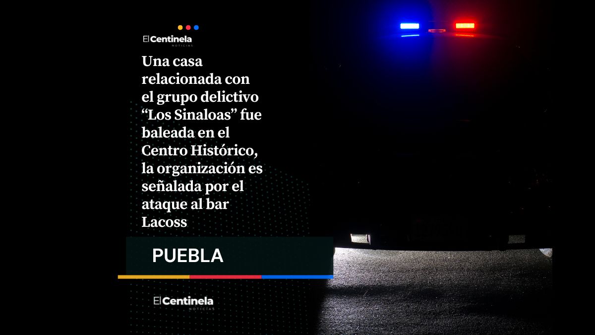 Balean casa de integrantes de “Los Sinaloas” en el Centro Histórico, vinculados al ataque al bar Lacoss
