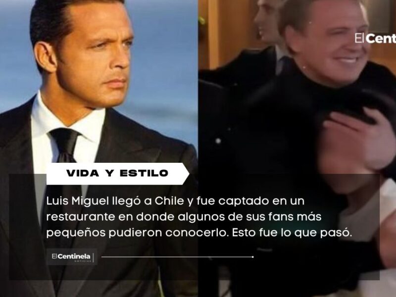Luis Miguel reaparece en Chile y sorprende con tierno gesto al conocer a unos niños