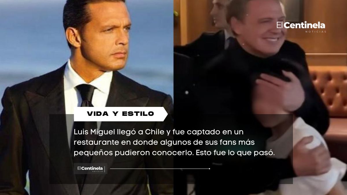Luis Miguel reaparece en Chile y sorprende con tierno gesto al conocer a unos niños