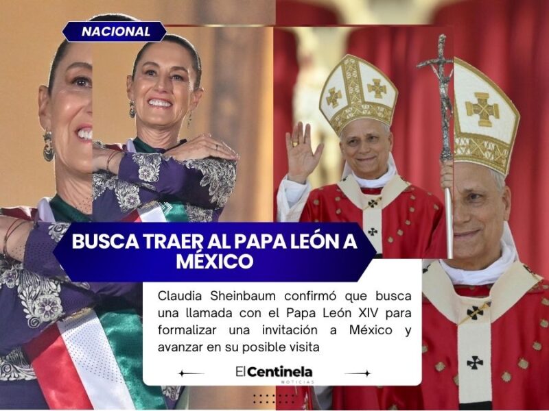 Sheinbaum busca llamada con el Papa León XIV para formalizar invitación a México