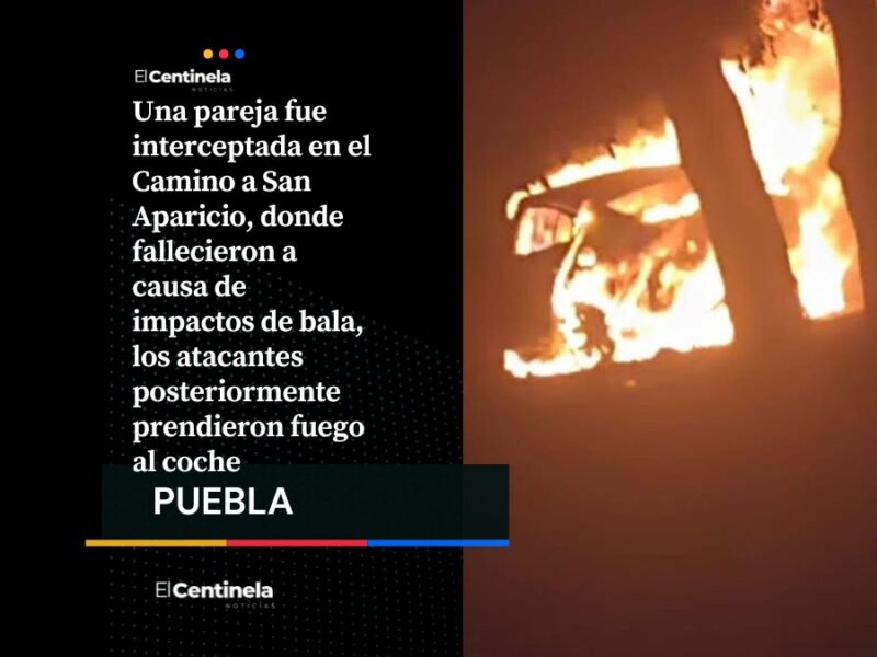Ejecutan a pareja en San Aparicio, incendian el coche y activan megaoperativo