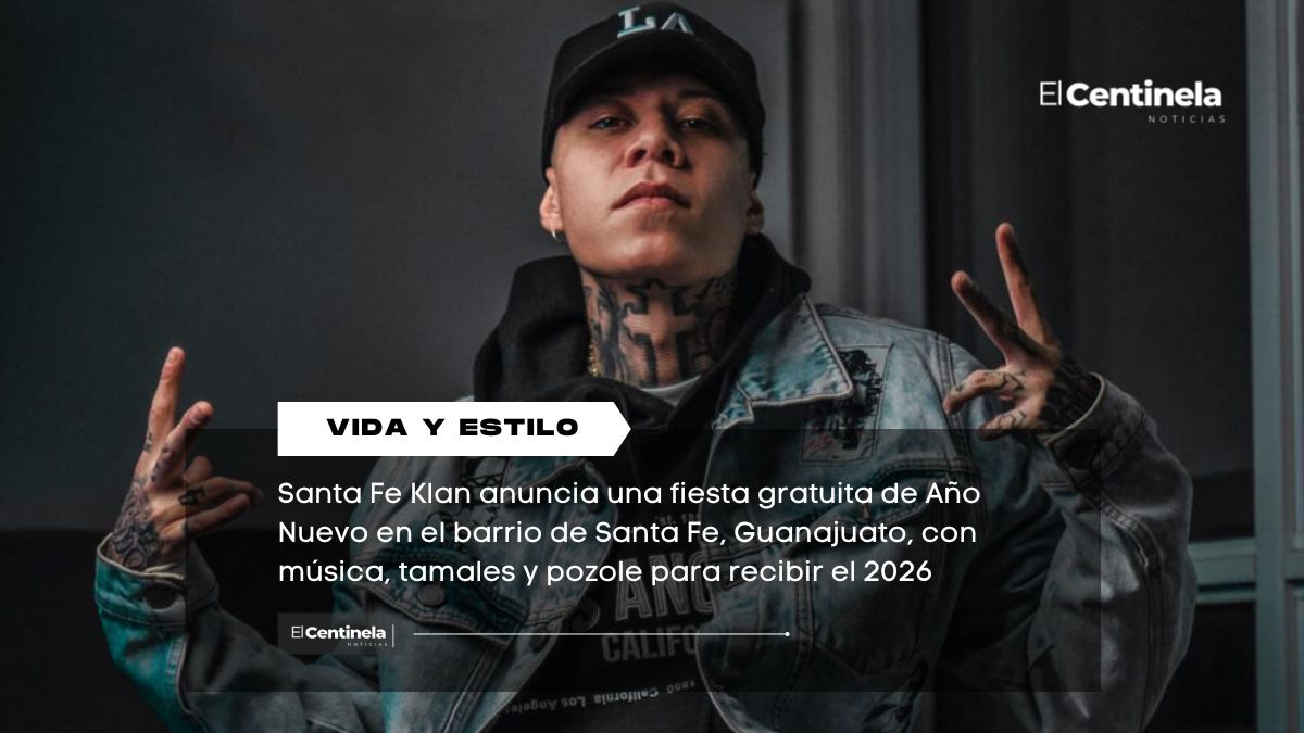 Santa Fe Klan anuncia fiesta gratis en Guanajuato para recibir el 2026 con tamales y pozole