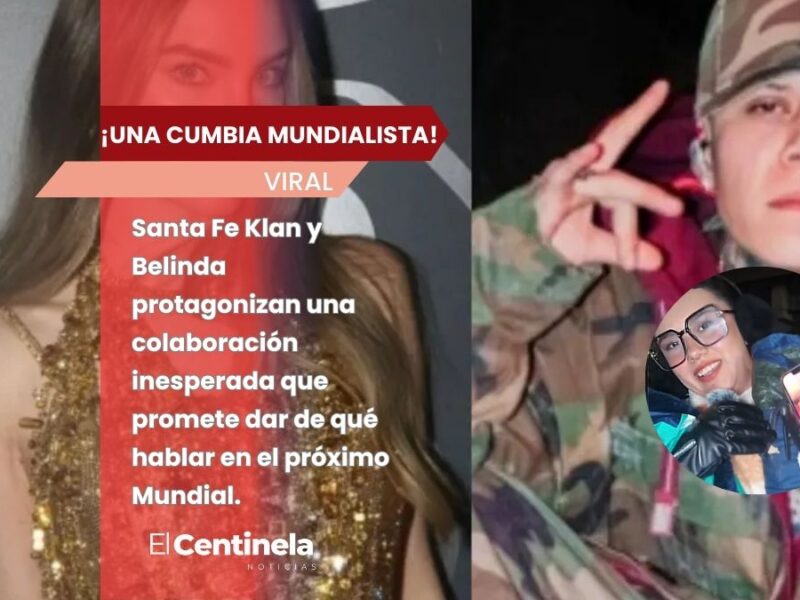 ¡Una cumbia! Belinda y Santa Fe Klan grabaron canción para el Mundial 2026; estos son los detalles