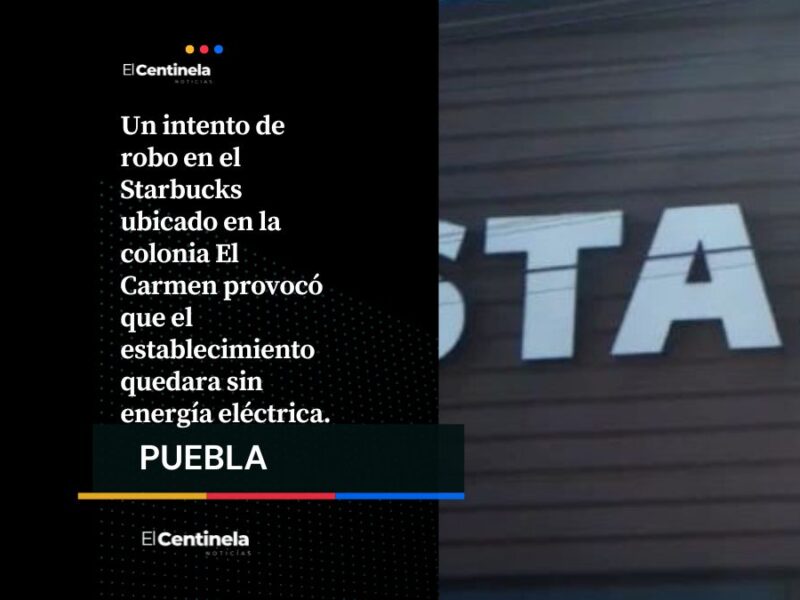 Apagón criminal: ladrones desconectan la luz para robar Starbucks en El Carmen
