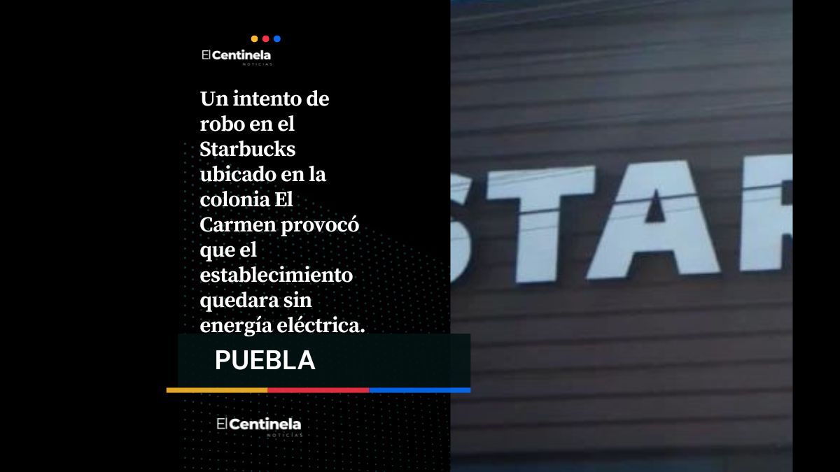 Apagón criminal: ladrones desconectan la luz para robar Starbucks en El Carmen
