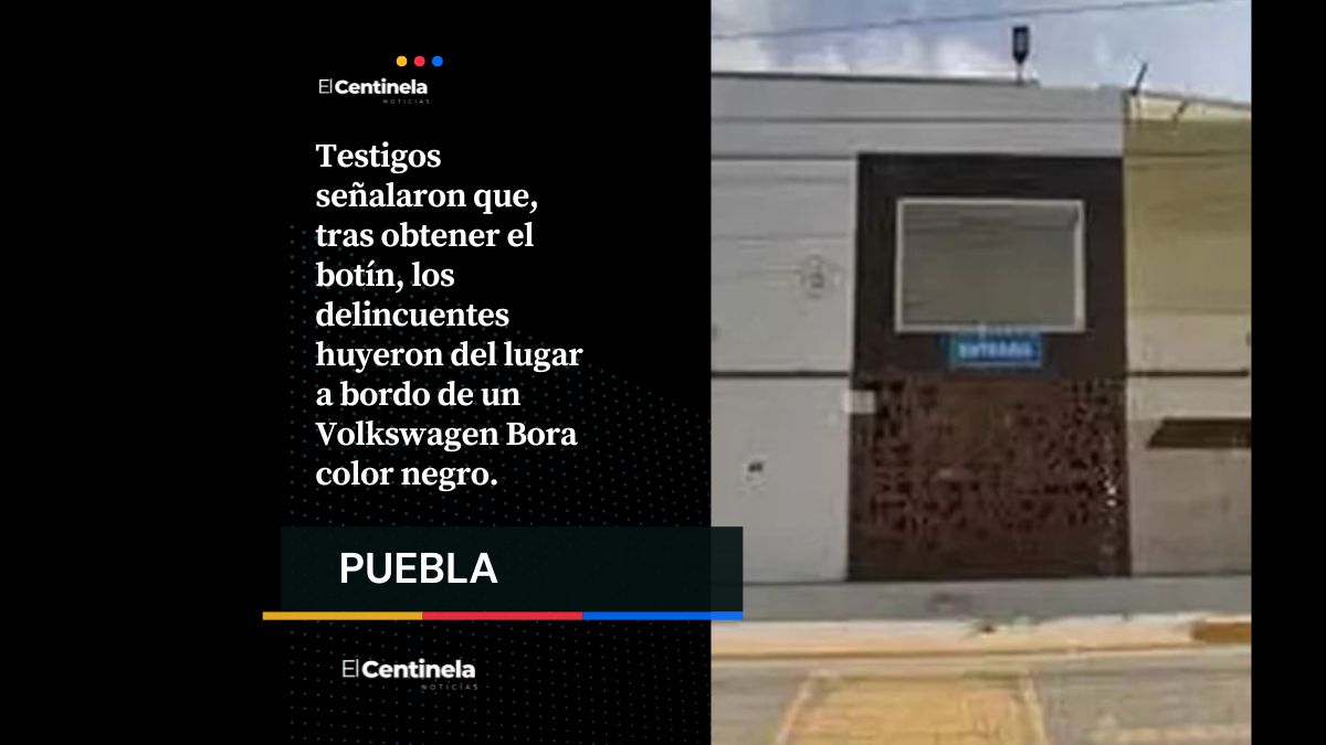 Violento asalto en Tepeaca: ladrones asaltan escuela y se llevan 2 millones de pesos